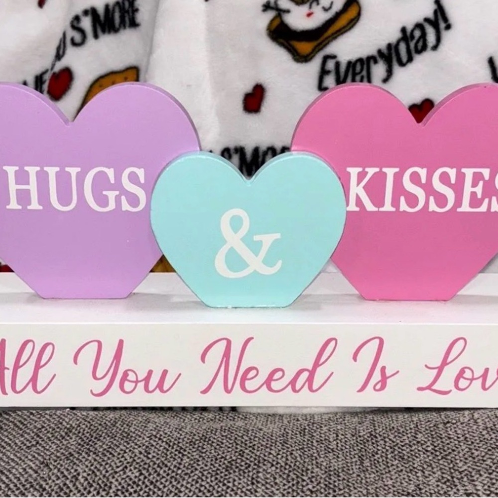 Colorful Heart Decor Set